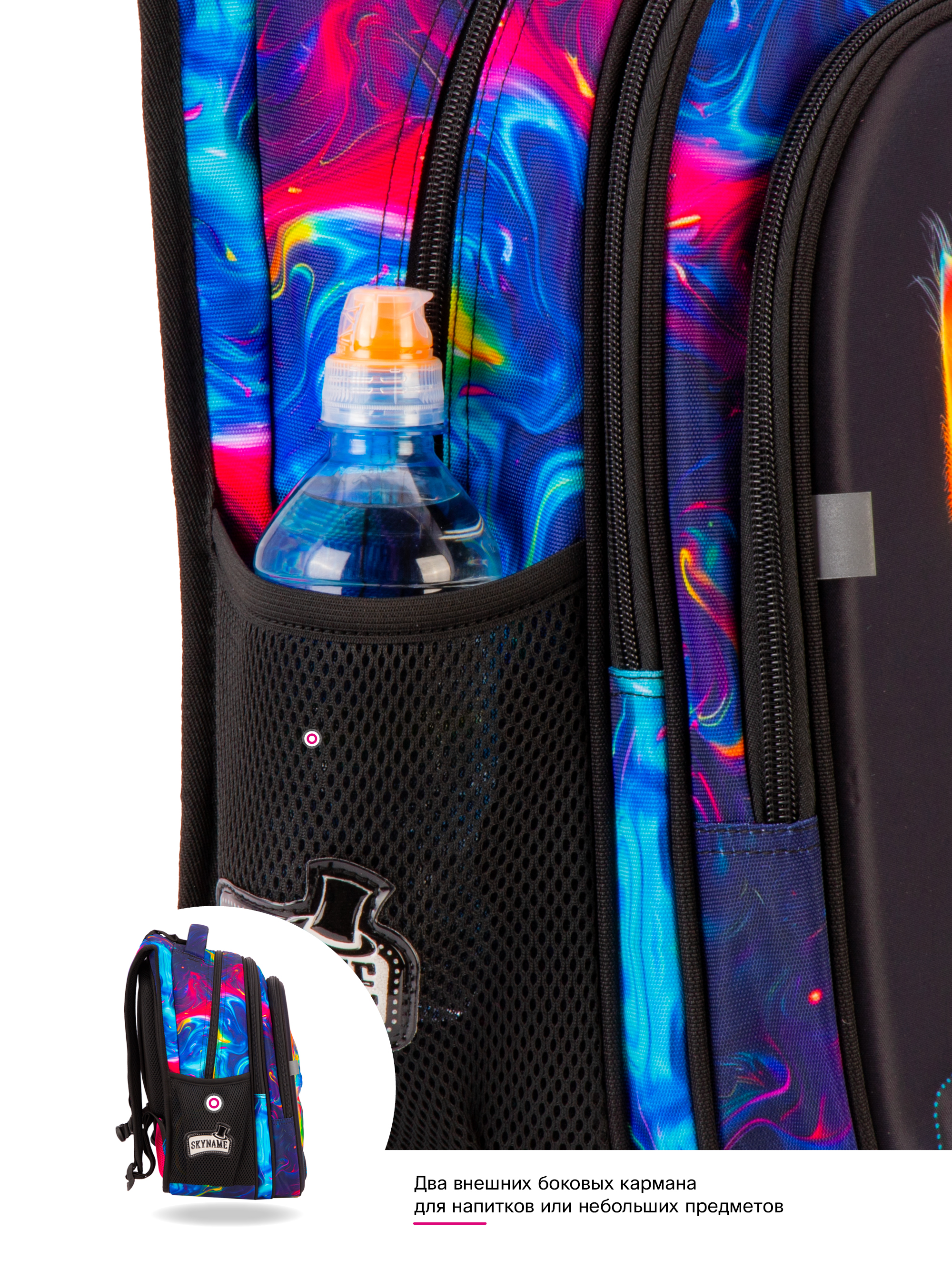 Рюкзак SkyName 1-4 класс, набор 5 в 1 - фото 16