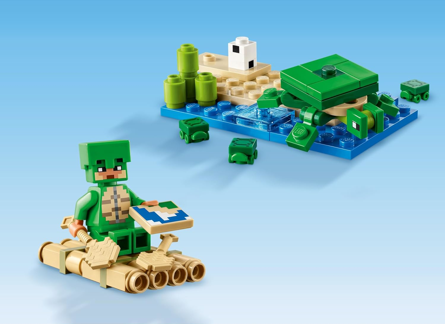 Конструктор LEGO Minecraft Черепаший пляжный домик 234 дет. - фото 12