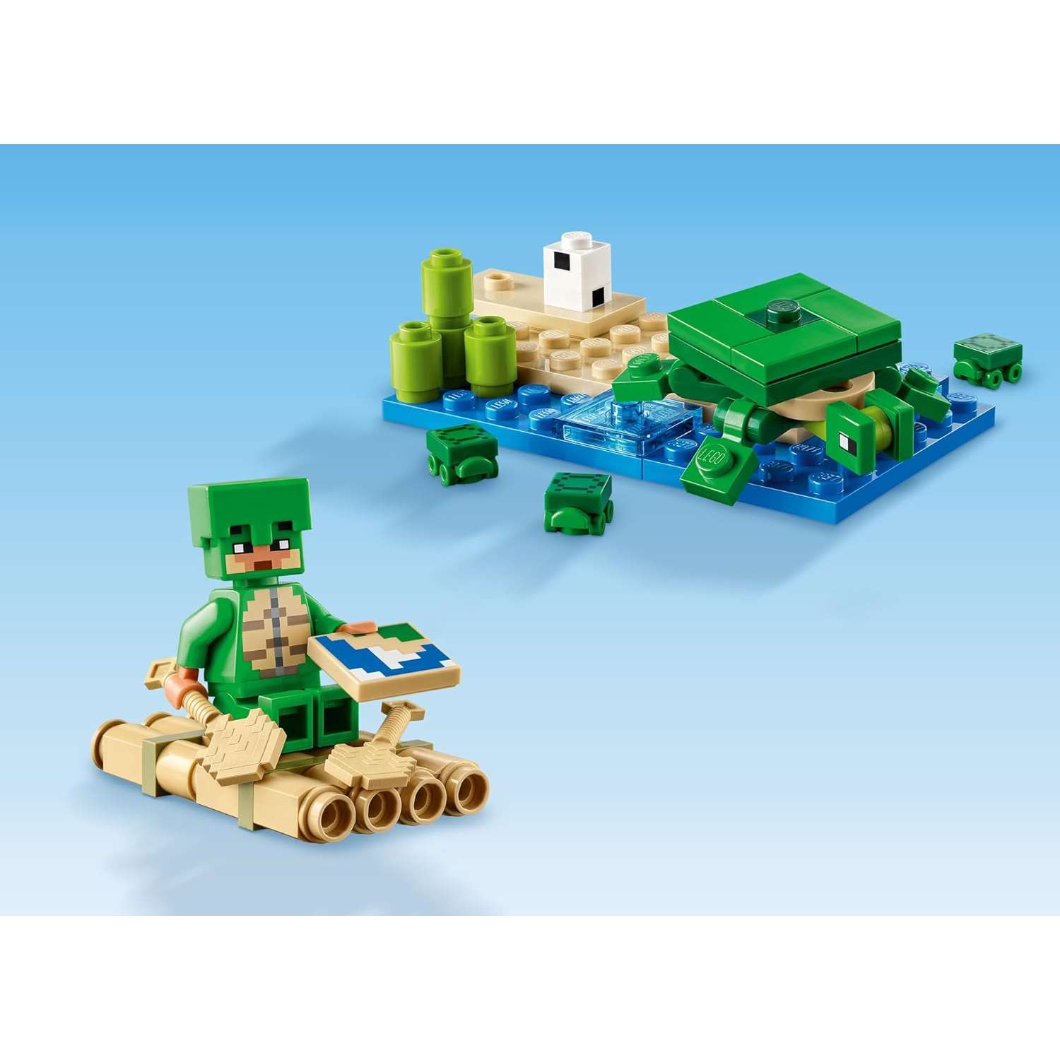 Конструктор LEGO Minecraft Черепаший пляжный домик 234 дет. - фото 12