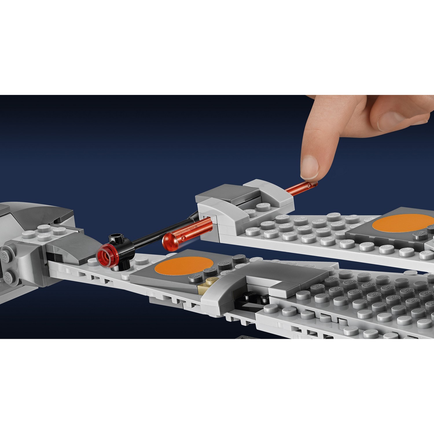 Конструктор LEGO Star Wars Истребитель B-Wing блочный - фото 7