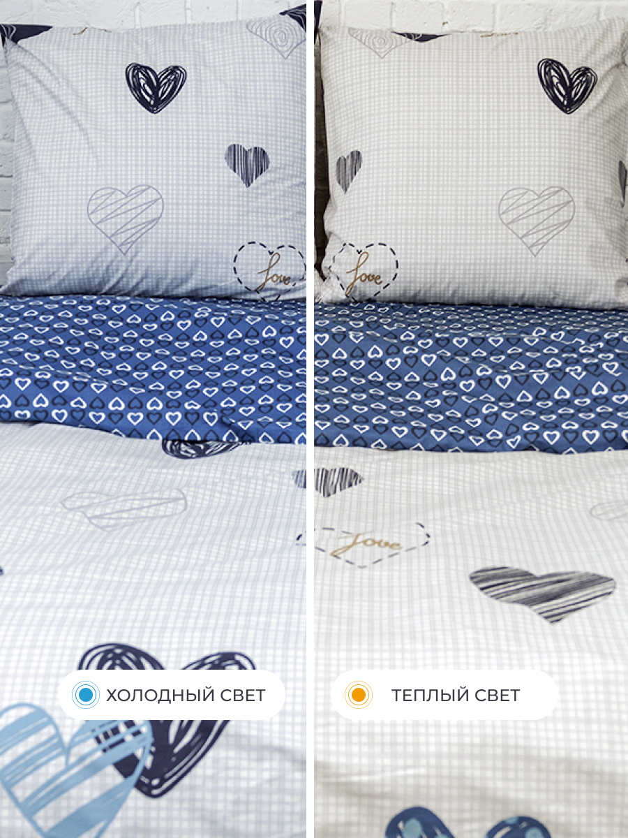 Комплект постельного белья BRAVO Лилль семейный 5 предм. - фото 9