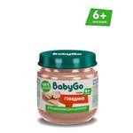 Пюре BabyGo говядина с 6 мес 80 г