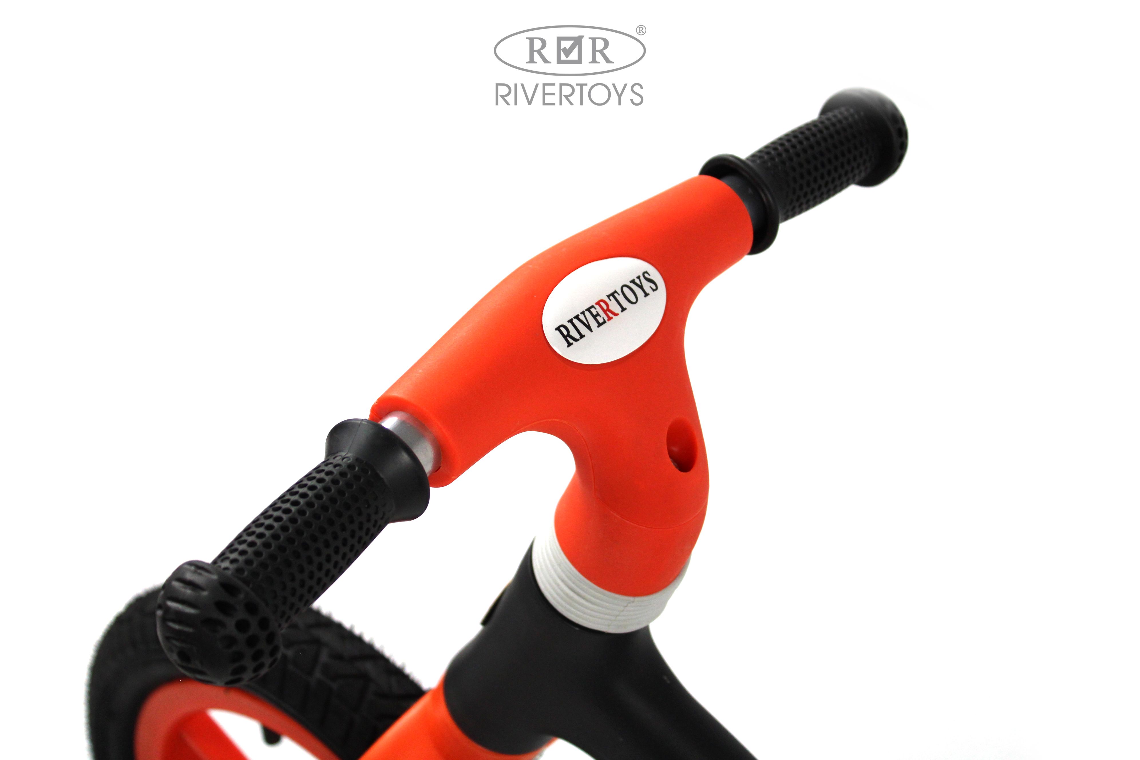 Двухколесный беговел RIVERTOYS 12 дюймов - фото 10