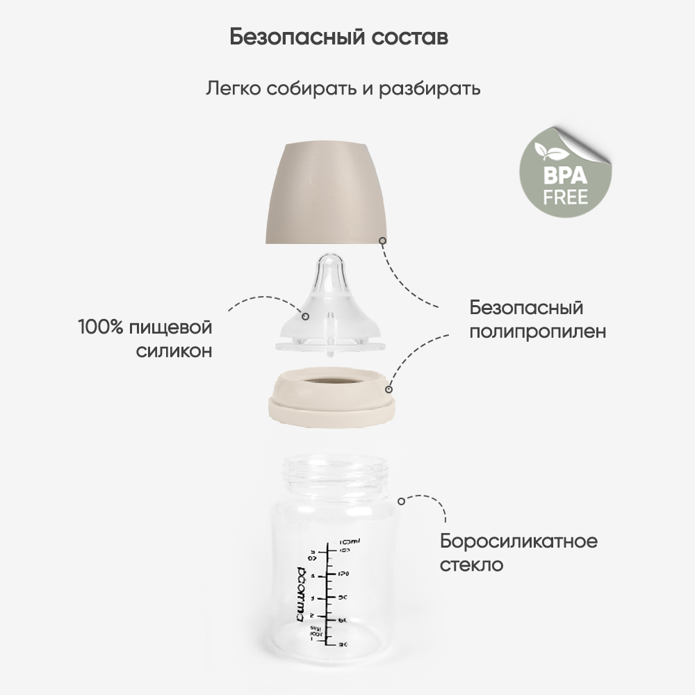 Бутылочка Paomma Anti-Colic 160 мл - фото 3