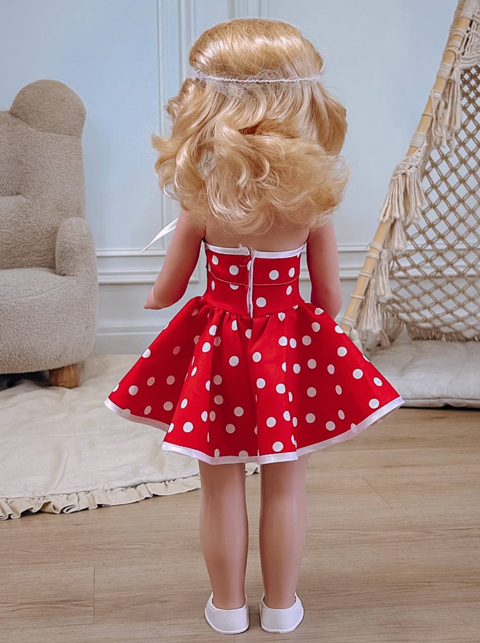 Кукла большая (ростовая) СТРАНА КУКОЛ говорящая Стелла высота 60 см 13-С-23 - фото 17