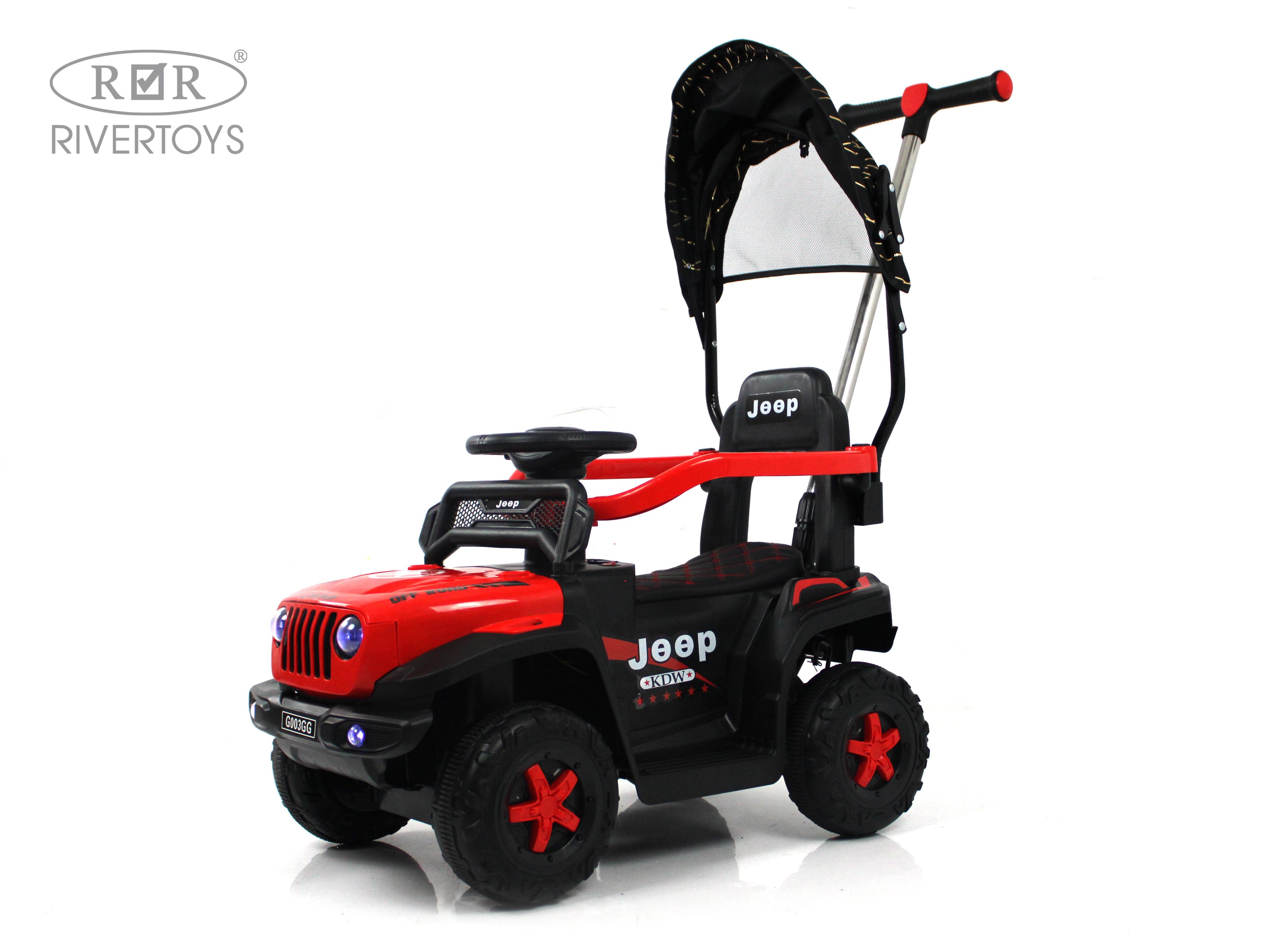 Электромобиль RIVERTOYS G003GG-RED С пультом ДУ - фото 3