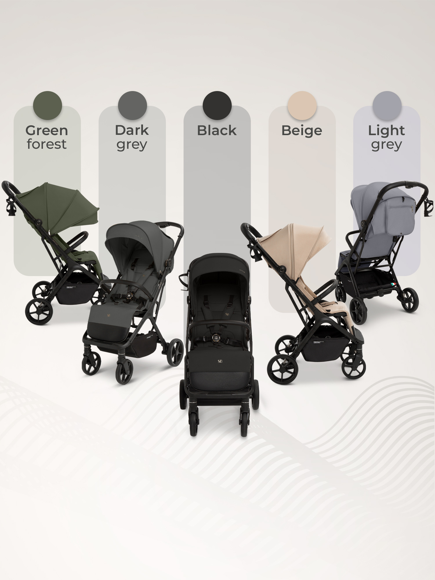 Коляска прогулочная Sweet Baby бежевый - фото 12