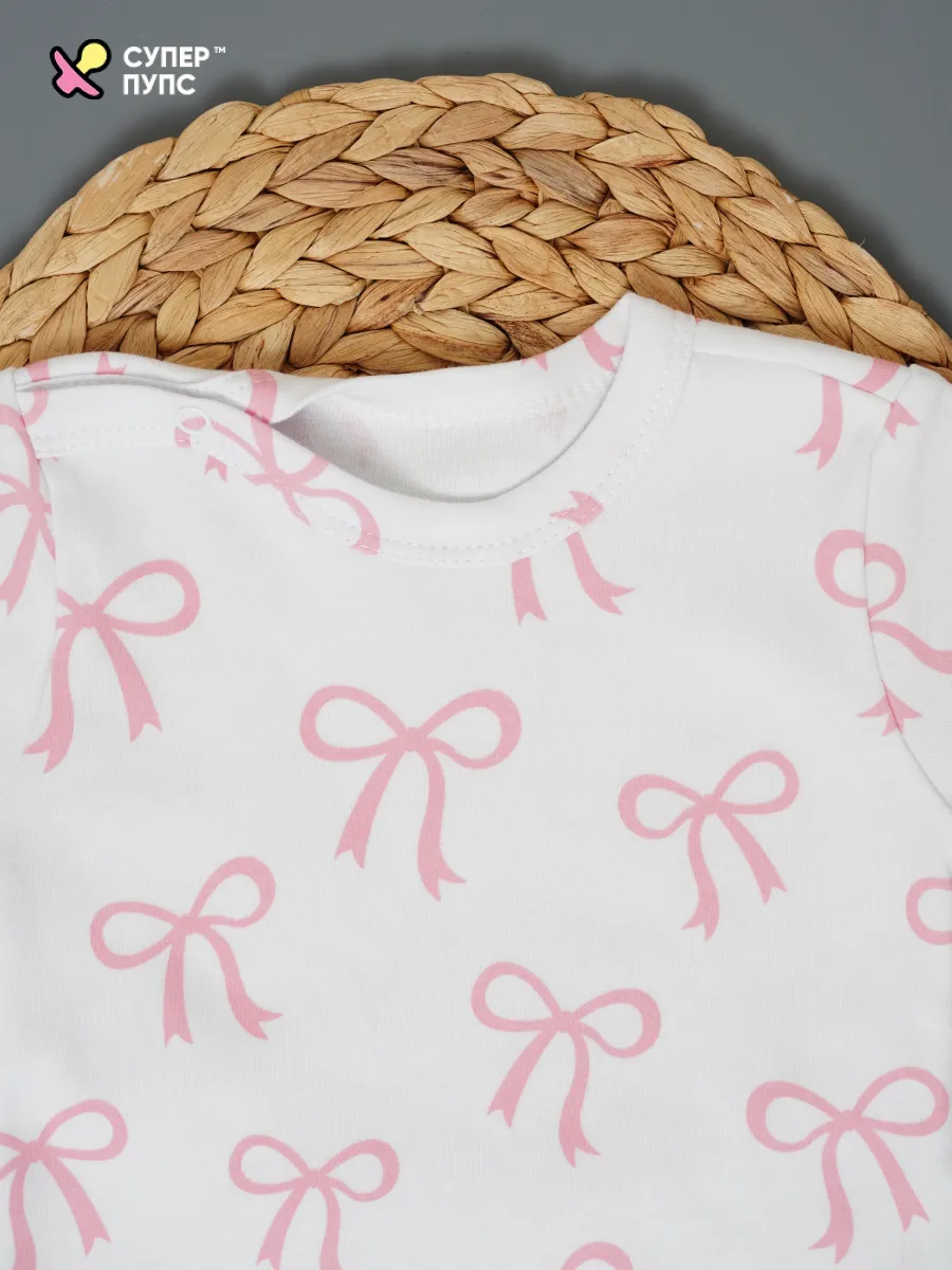 Футболка 4 шт Супер Пупс нбр/4пр/футб/КН/2026/девочка - фото 25