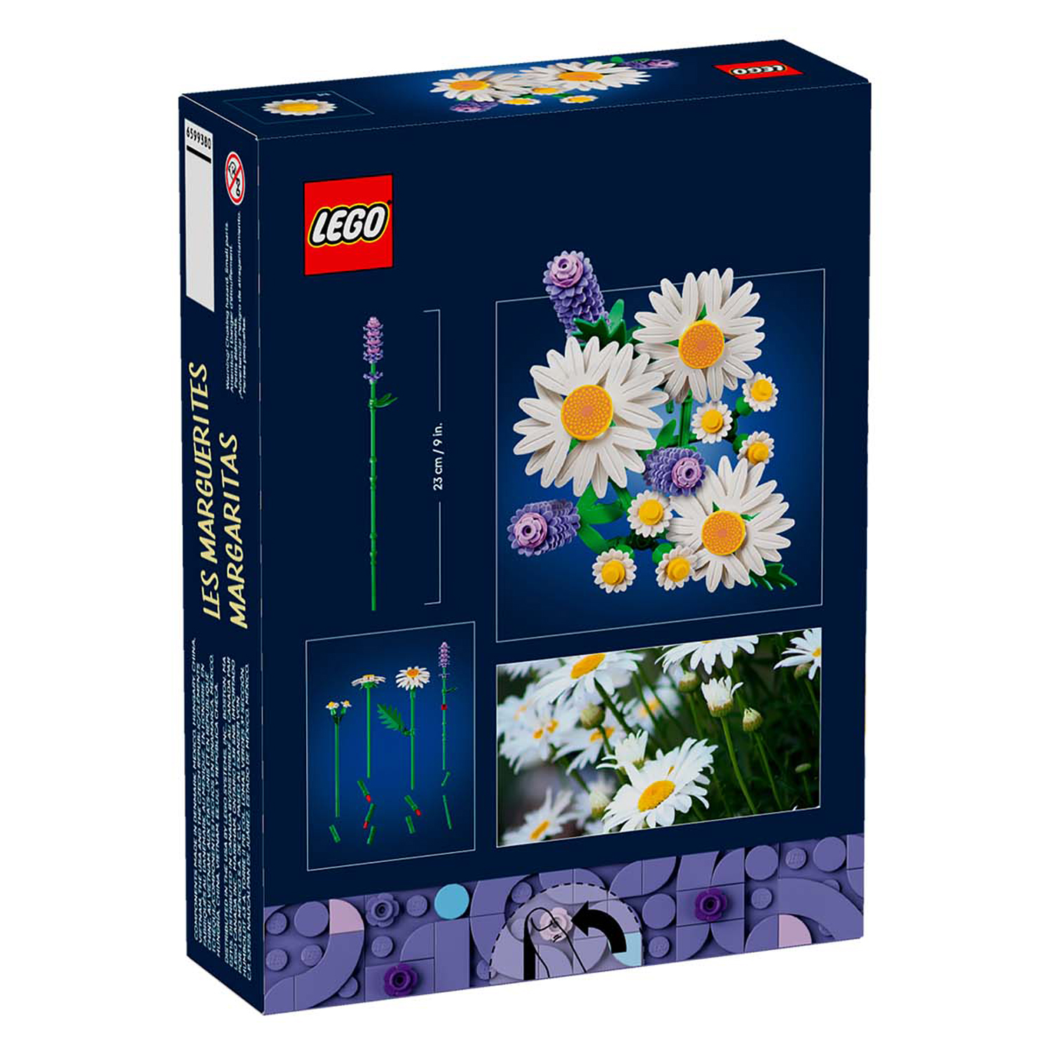 Конструктор LEGO Botanicals Букет из Ромашки и лаванды 133 дет. - фото 3
