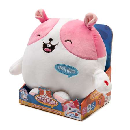 Игрушка мягконабивная Chati-Hugs Розовый хомяк 80645A