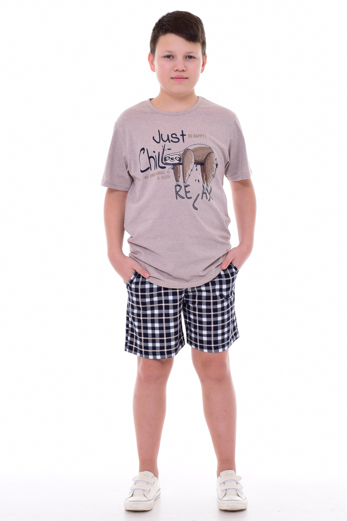 Пижама Новое кимоно 7-282 (бежевый) [НК] - фото 2