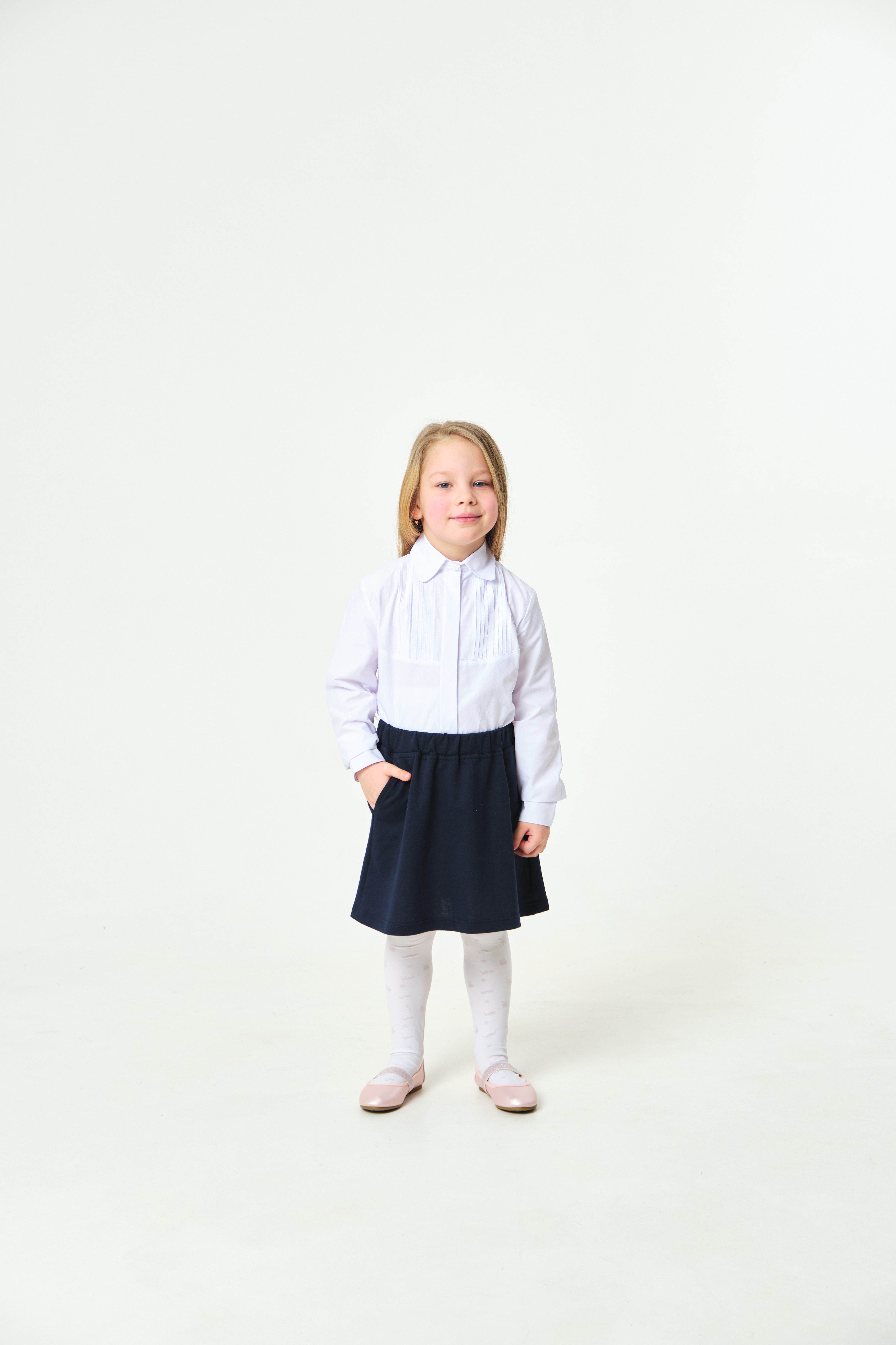 Юбка АЙАС 16-03-22/синий - фото 4