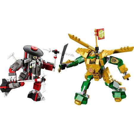 Конструктор LEGO NINJAGO Битва роботов Ллойда Ниндзяго блочный