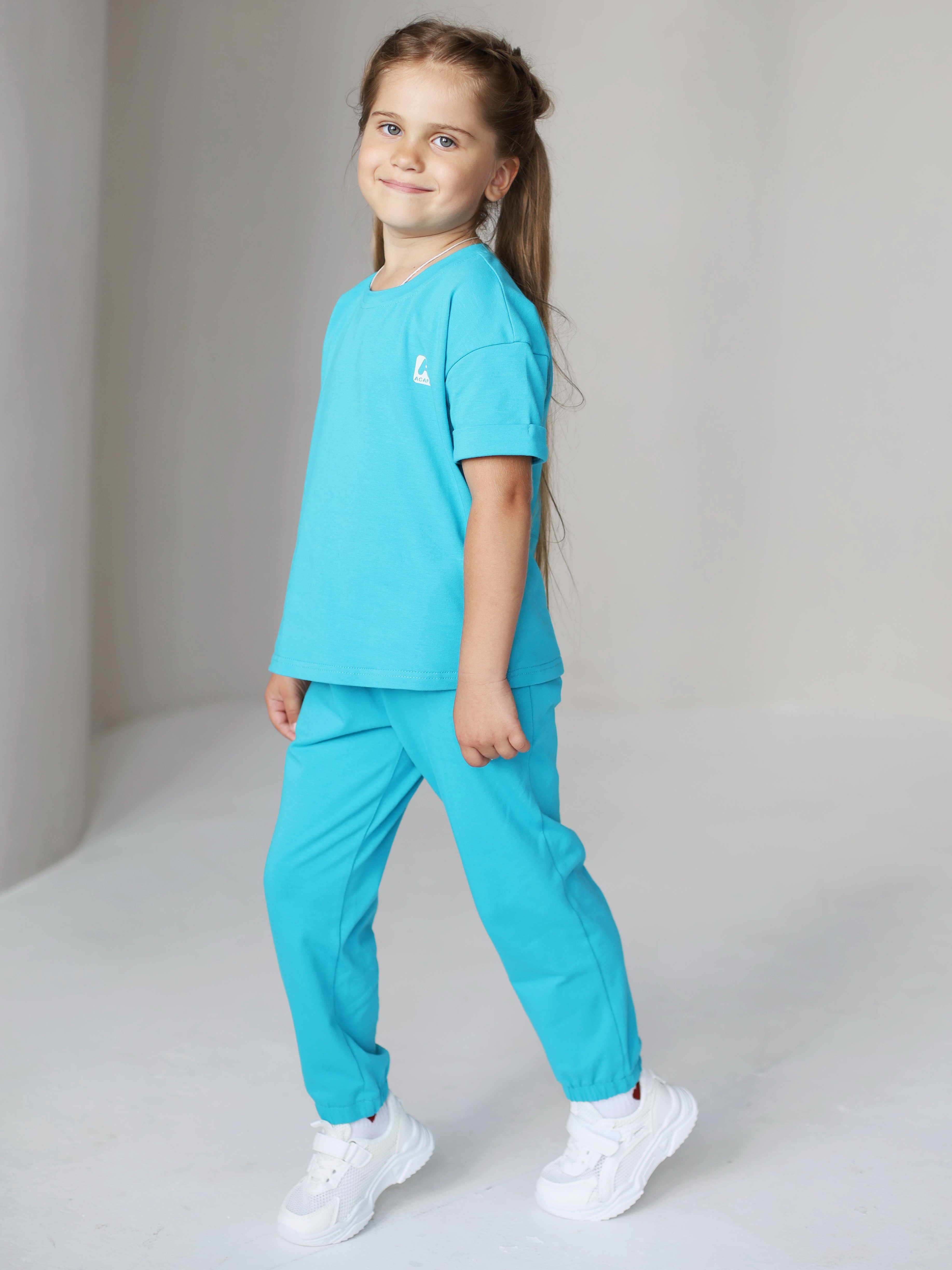 Костюм Агапэ 8017_бирюзовый - фото 3