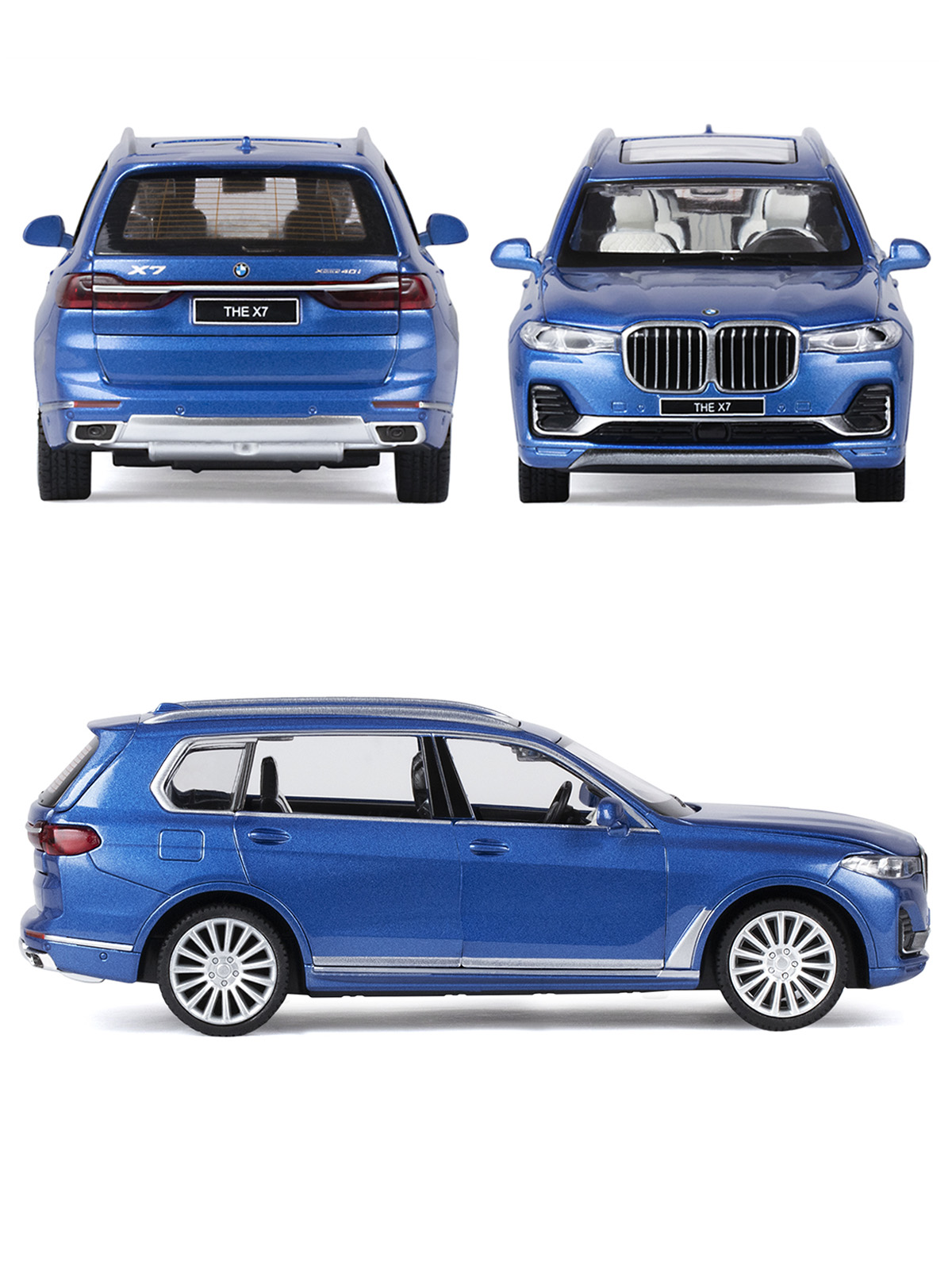 Внедорожник АВТОпанорама BMW X7 1:32 JB1251314 - фото 10