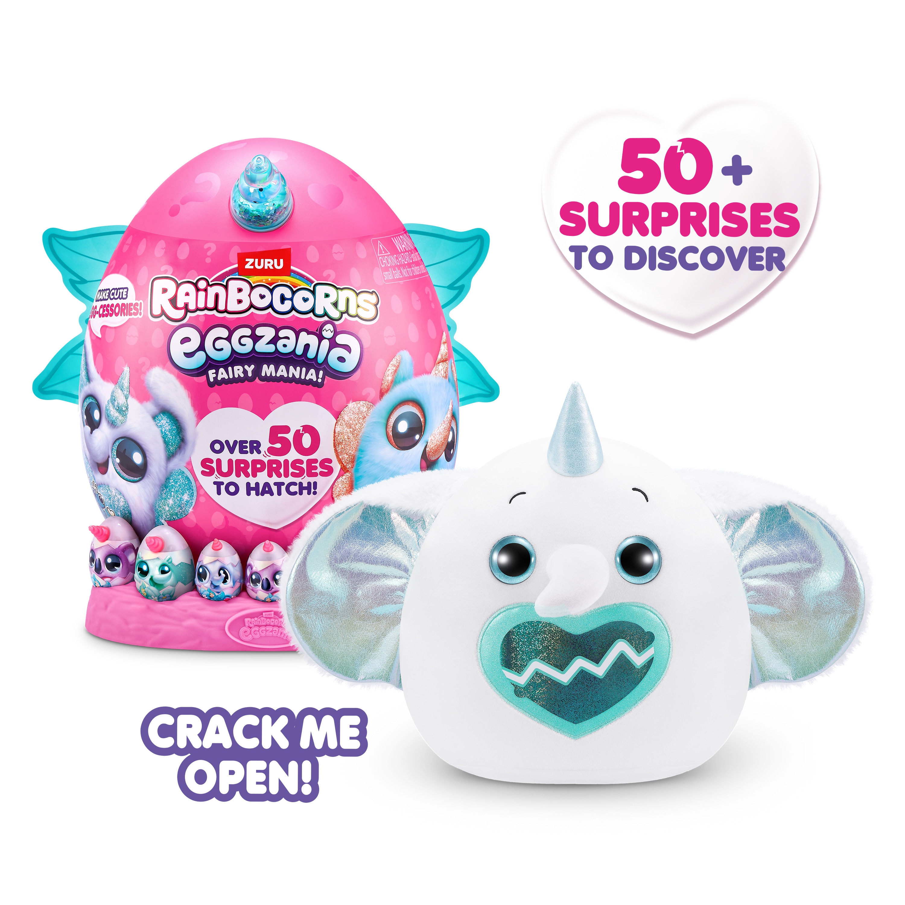 Фигурка Zuru Rainbocorns Eggzania Fairy Mania - фото 28