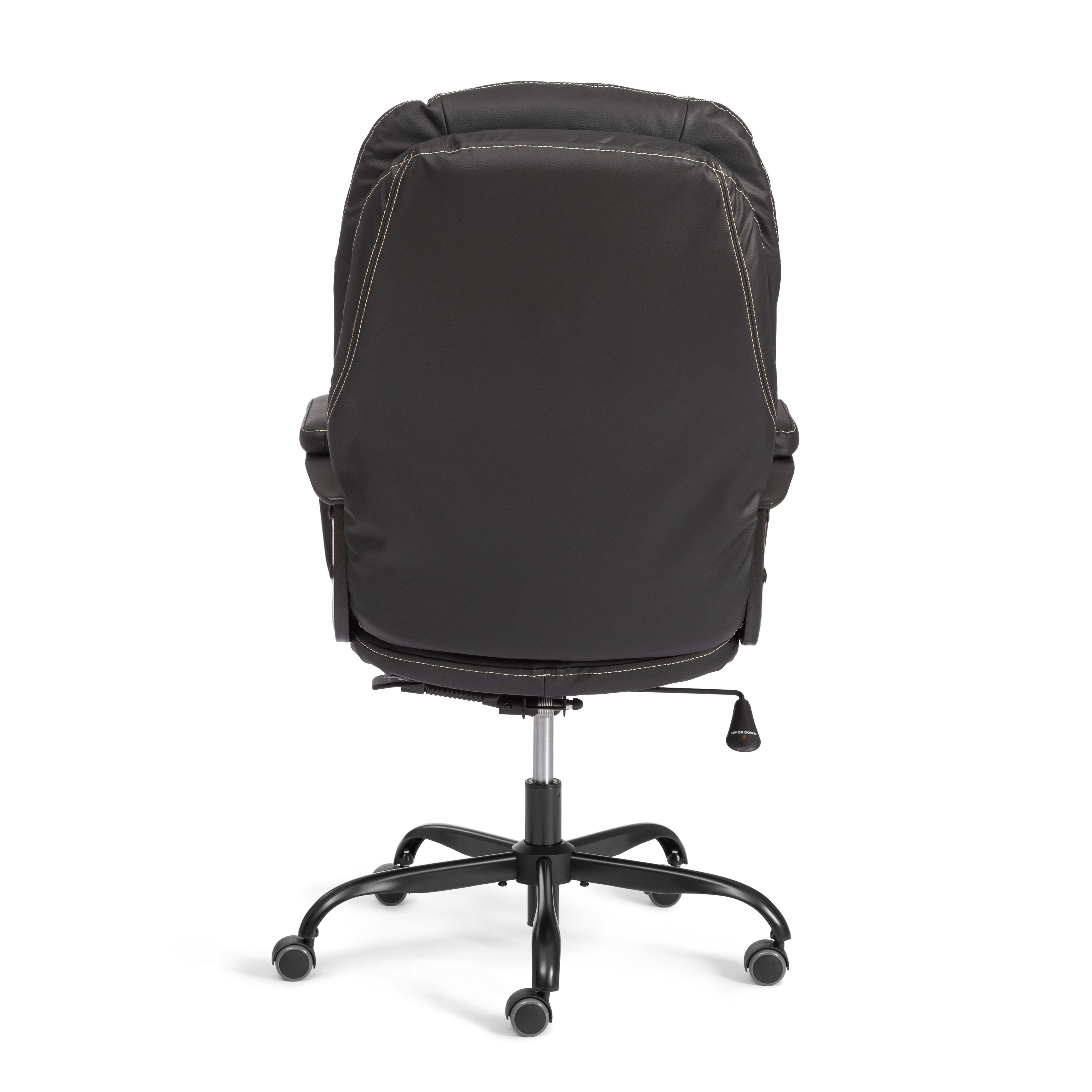 Компьютерное кресло TETCHAIR Комфорт Люкс кож/зам черный - фото 6