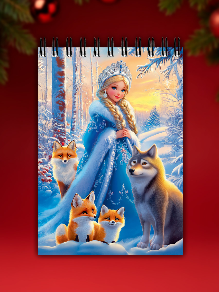 Блокнот Prof-Press Новогодние открытки 32 лист. - фото 7