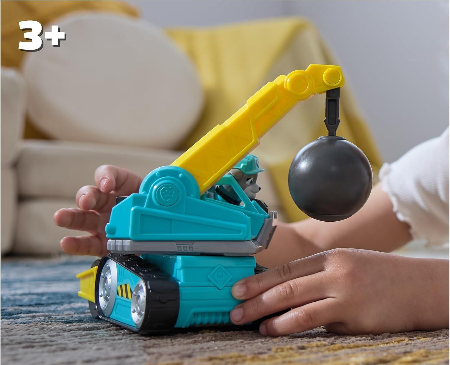 Бульдозер Paw Patrol Реббл базовый транспорт 6069659 - фото 7