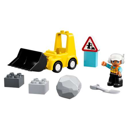Конструктор LEGO DUPLO Бульдозер блочный