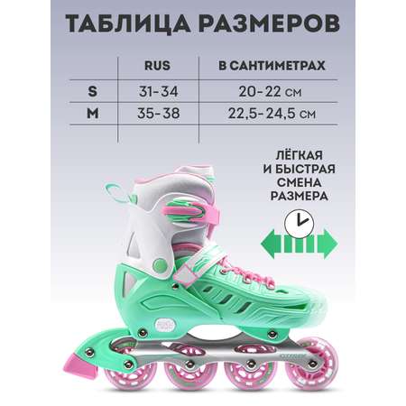 Роликовые коньки CITYRIDE M 35-38