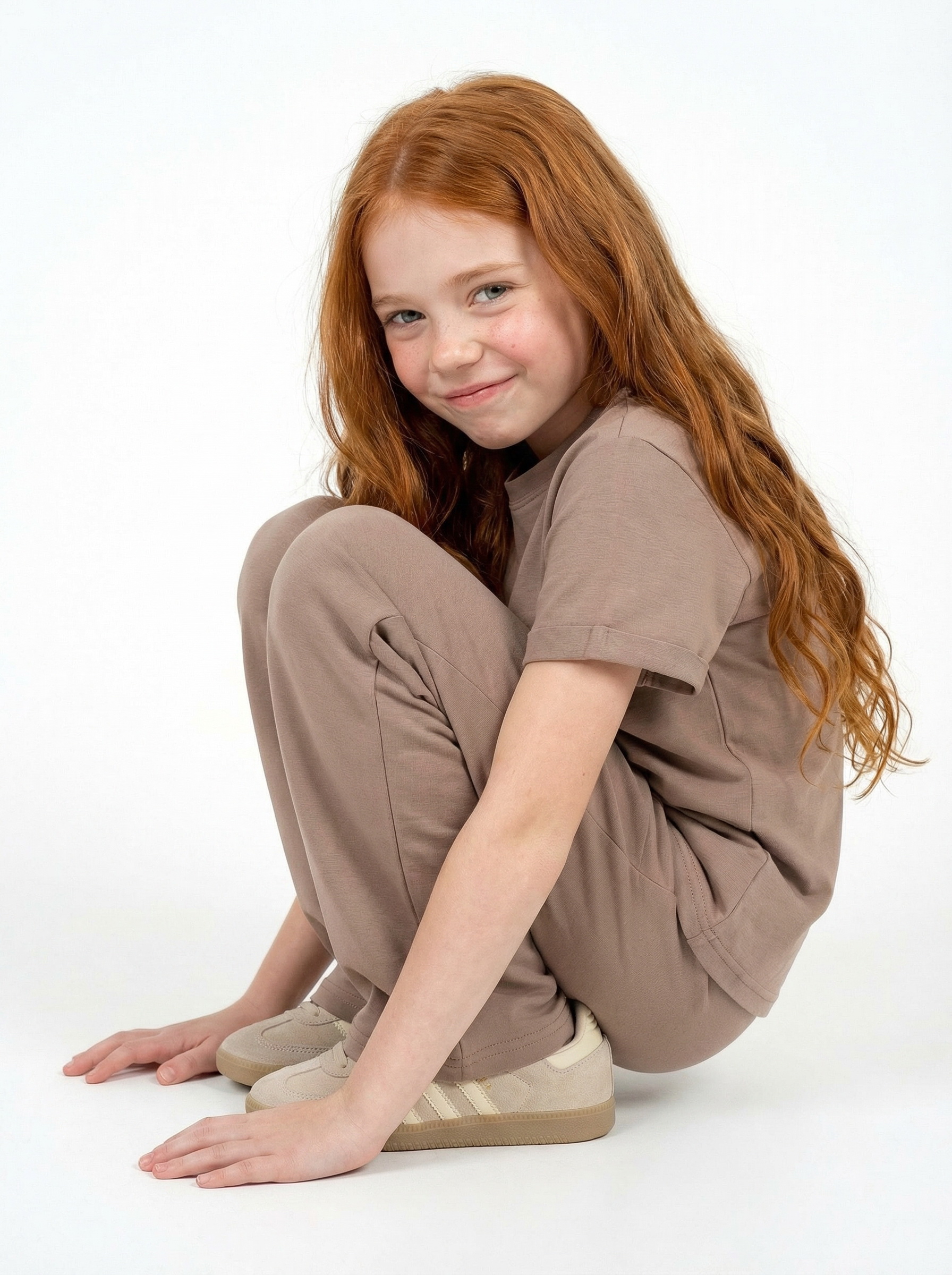 Костюм KiMMi co К-14087060 кофе - фото 7