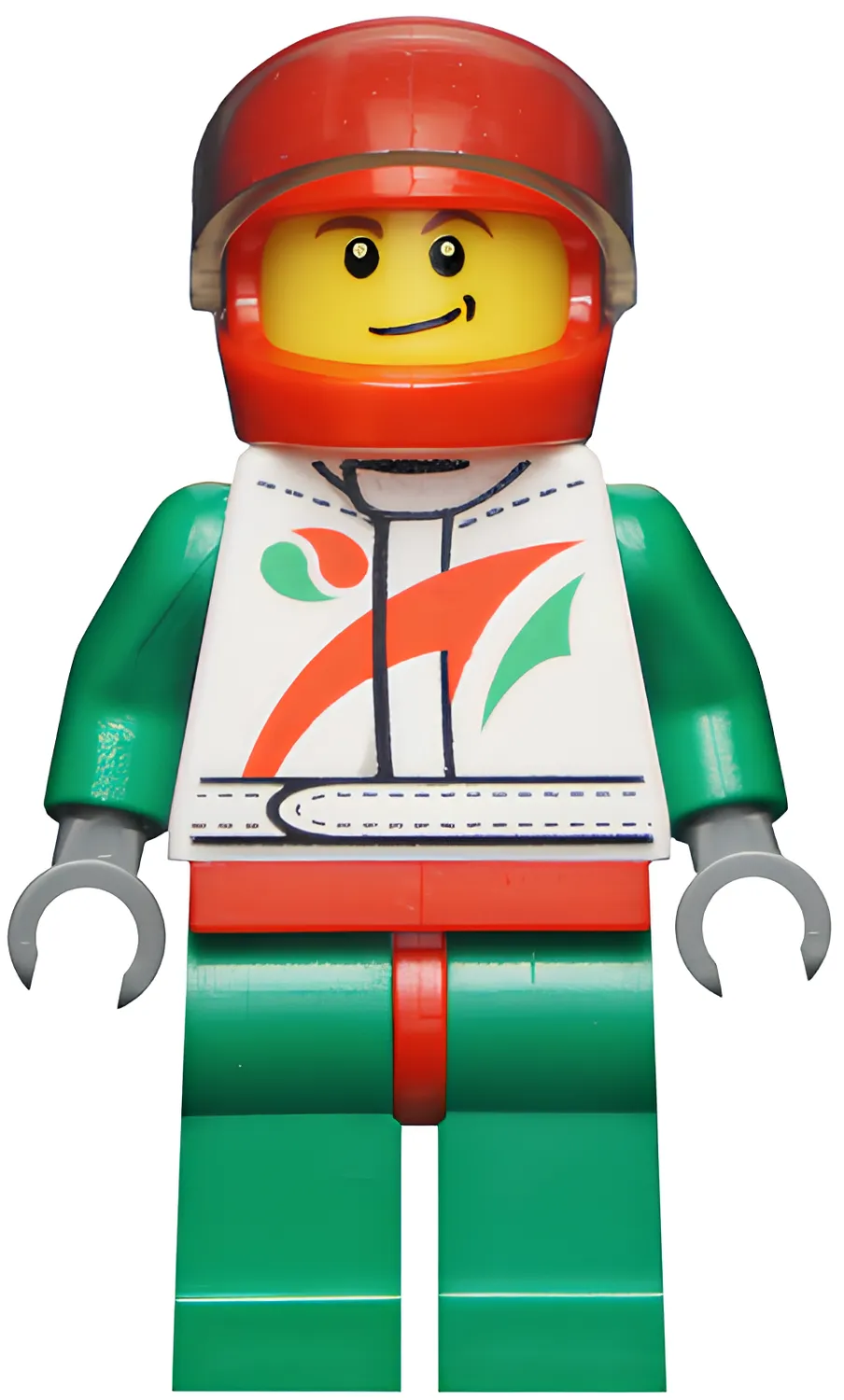Изображение товара Минифигурка LEGO City Водитель гоночного автомобиля Изображение товара Минифигурка LEGO City Водитель гоночного автомобиля