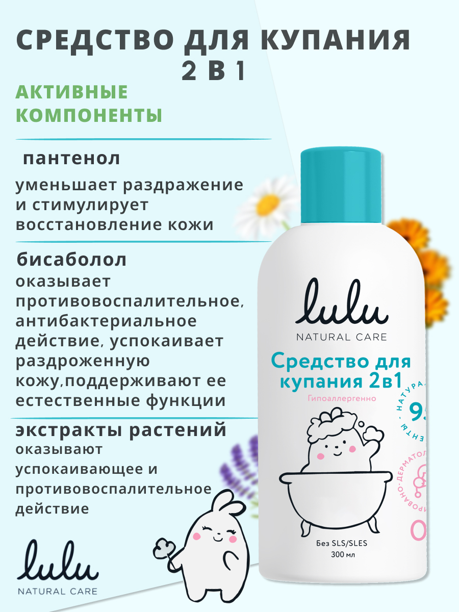 Набор LULU гель, крем, средство для купания - фото 6