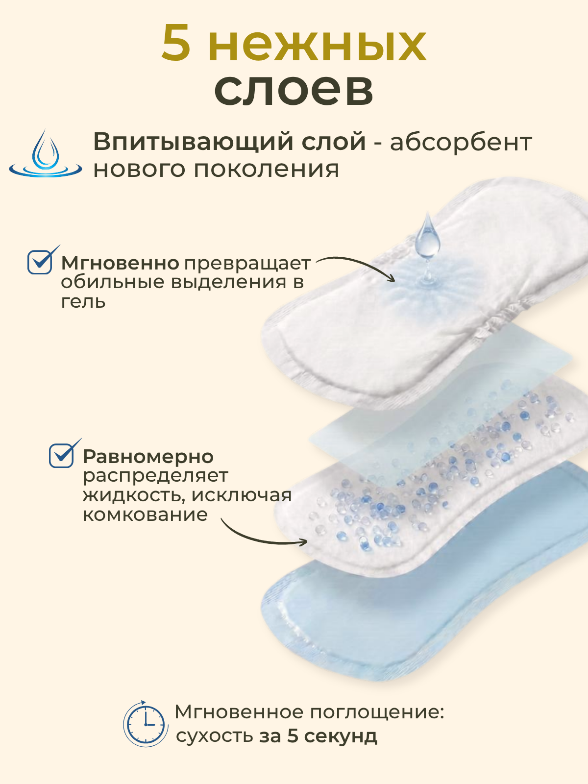 Прокладки послеродовые Пелигрин впитывающие урологические Normal 40 шт - фото 2