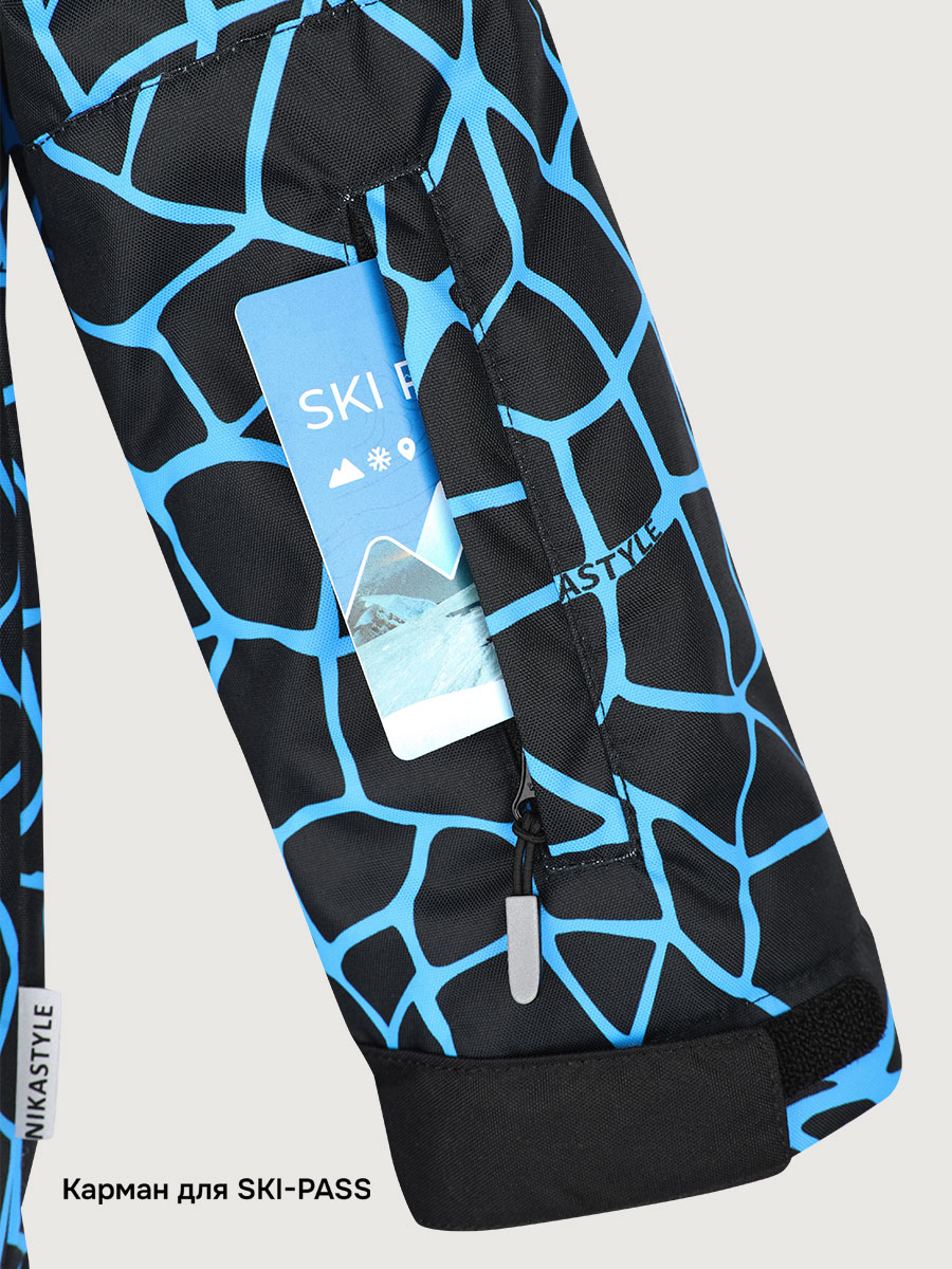 Костюм NIKASTYLE 7з2925 электрик/черный - фото 12