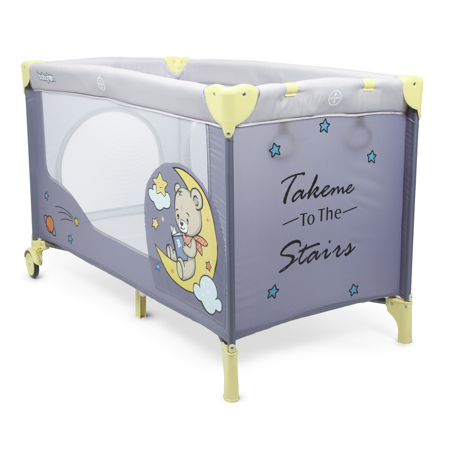 Манеж Babyton Play Box Purple P612 - фото 6