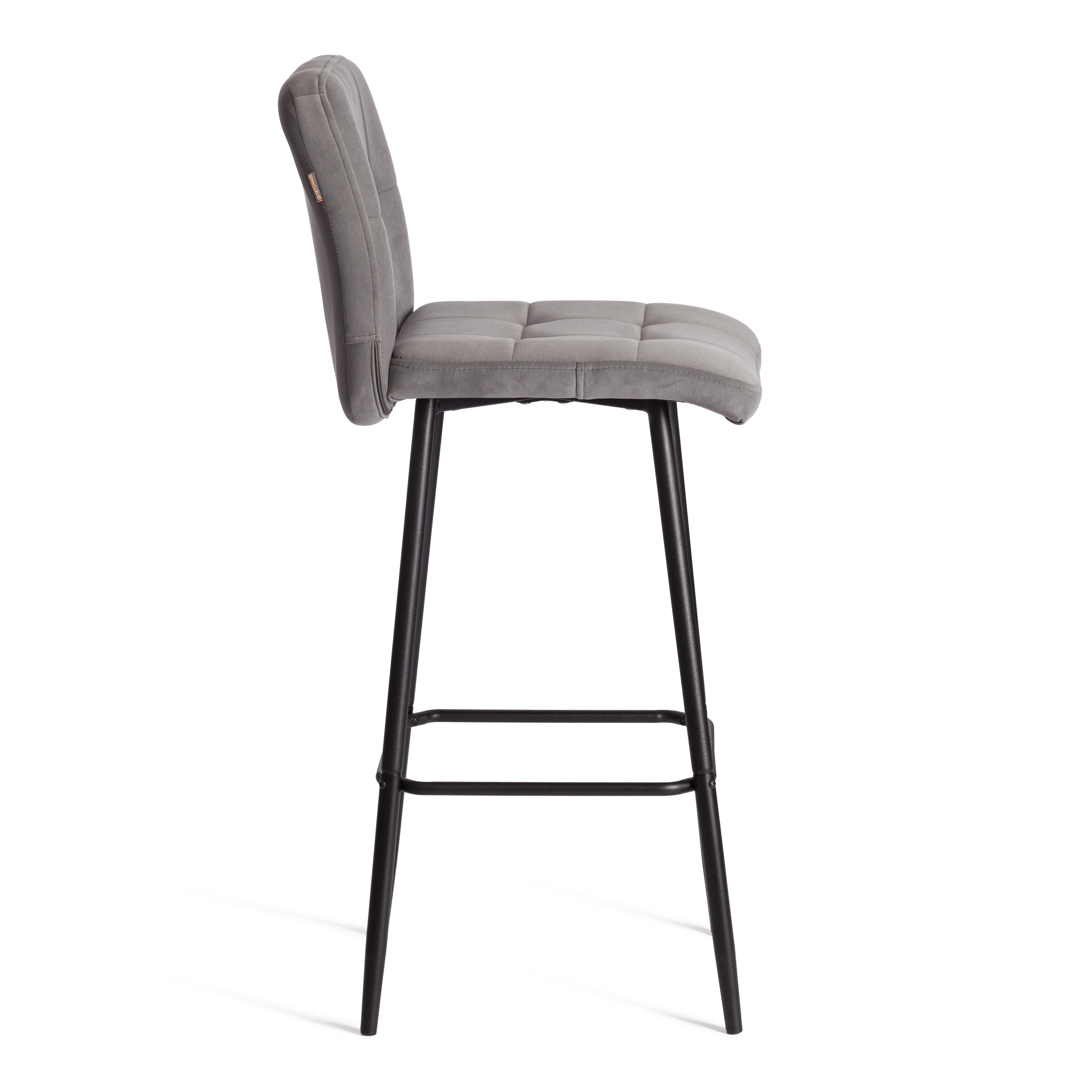 Стул TETCHAIR Medeo велюр серый - фото 3