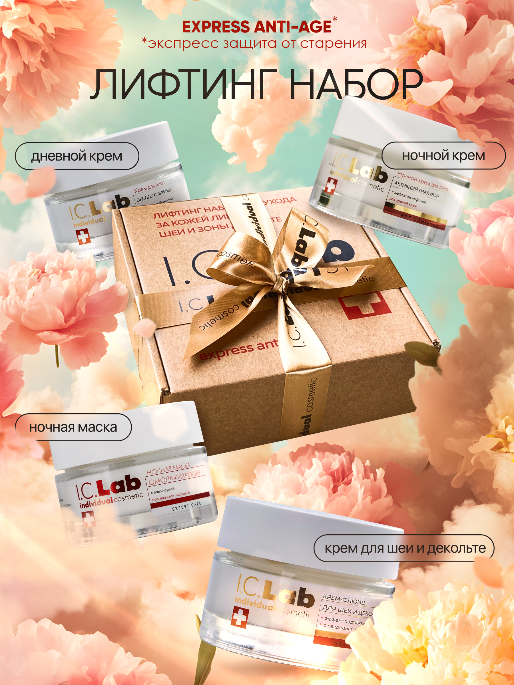 Крем I.C.Lab Individual cosmetic Линтинг набор 200 мл - фото 1