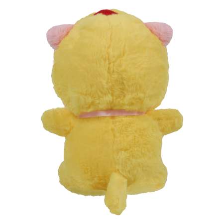 Игрушка мягкая ВД трейд Кот в капюшоне Желтый