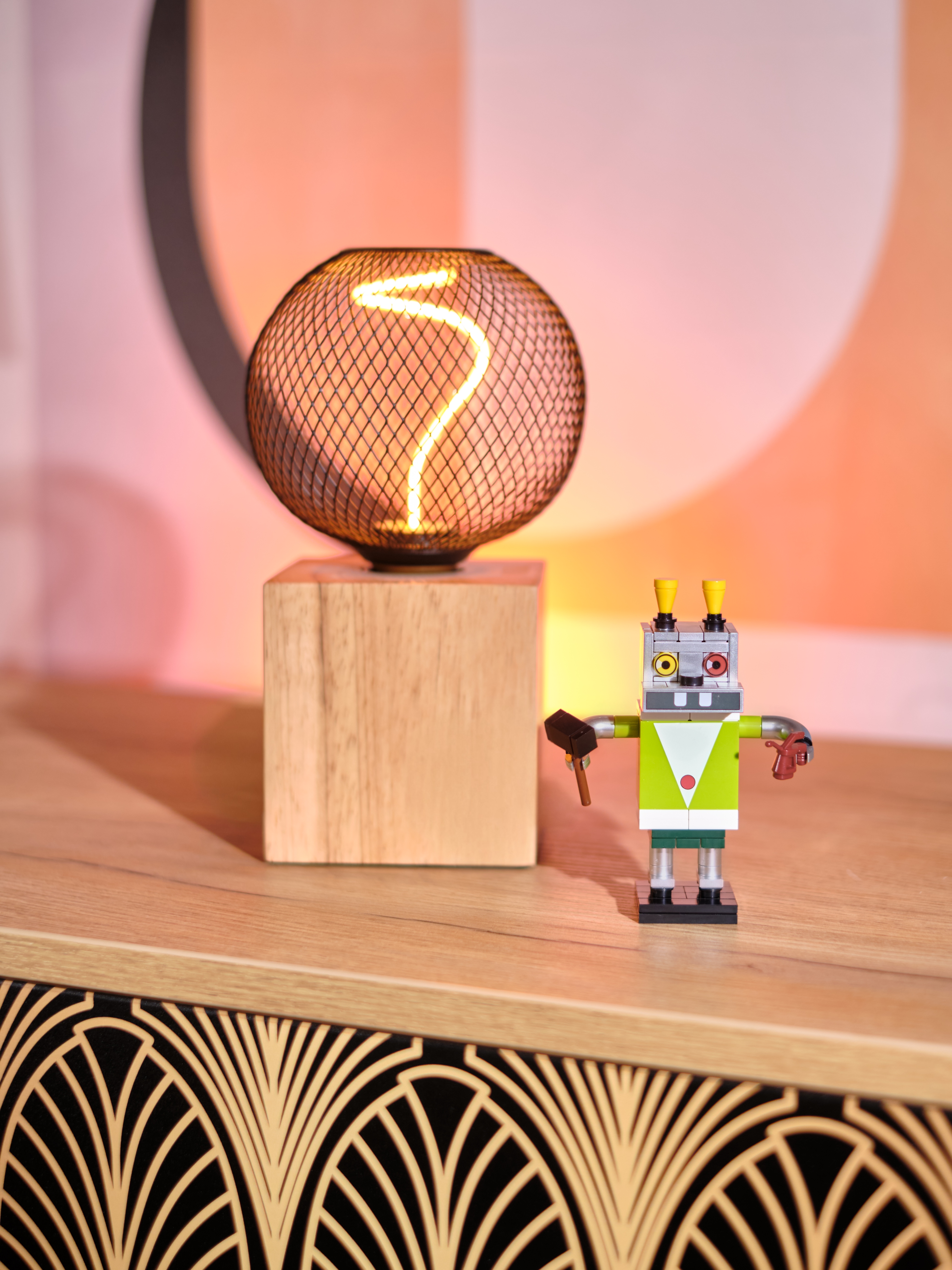 Конструктор brick labs Ну, погоди! Заяц-робот 99 дет. - фото 9