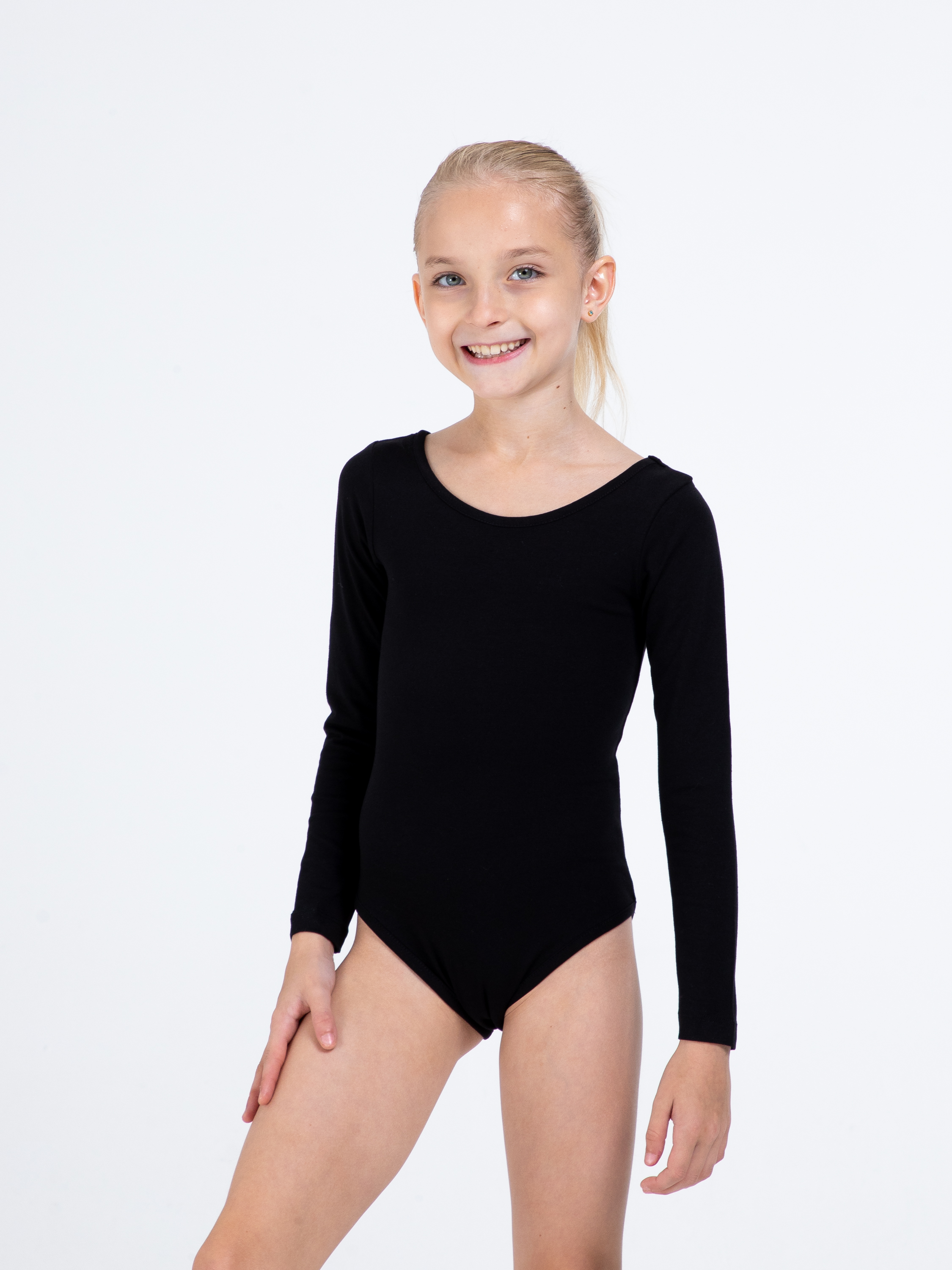 Купальник гимнастический STELLA MODA 26401._черный - фото 14