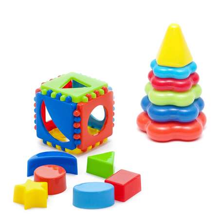 Игрушка Karolina toys пирамидка Сортер Кубик
