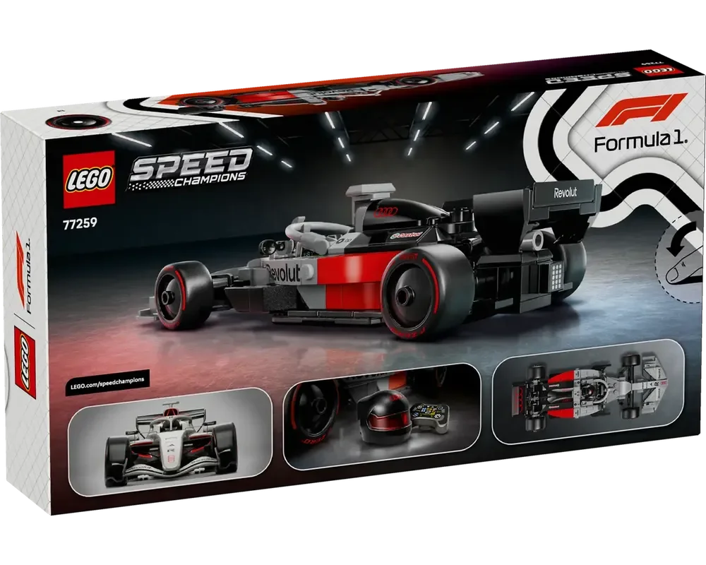 Изображение товара Конструктор LEGO Speed Champions Audi Revolut F1 Team R26 гоночный автомобиль Изображение товара Конструктор LEGO Speed Champions Audi Revolut F1 Team R26 гоночный автомобиль