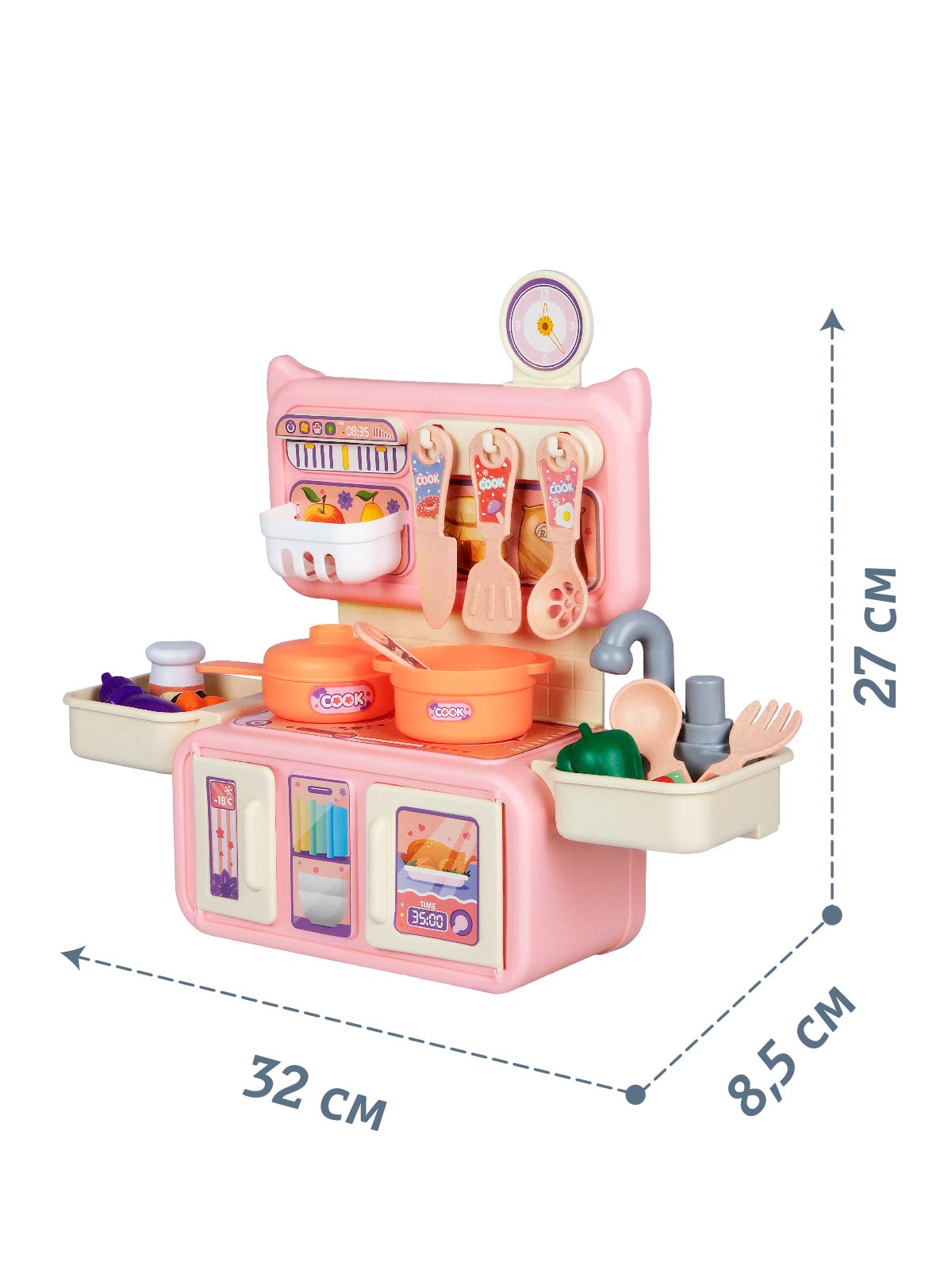 Игрушечная кухня AMORE BELLO с аксессуарами: 13 шт. - фото 5
