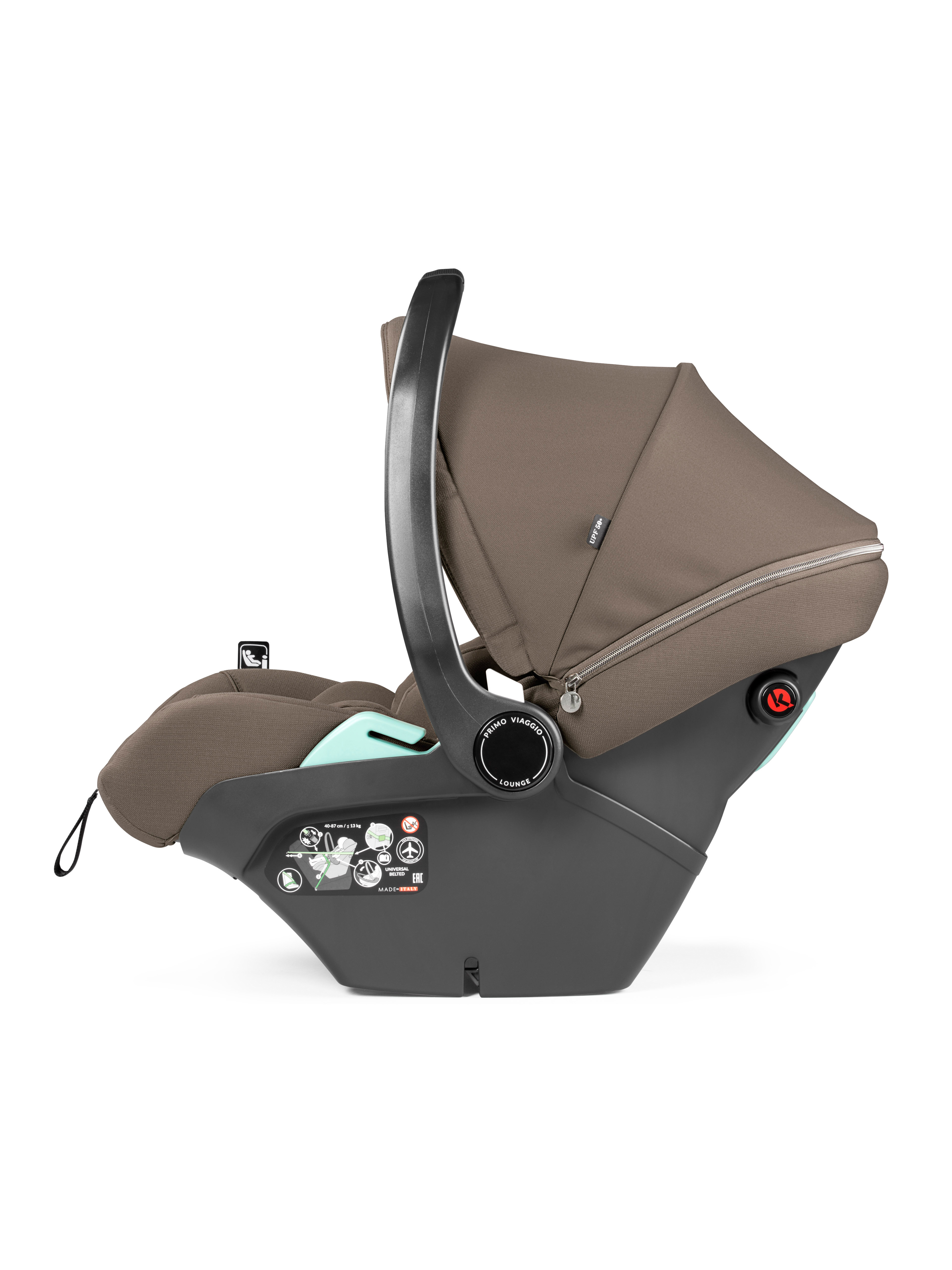 Автокресло Peg-Perego Lounge 0 (0 -13 кг) бежевый - фото 10