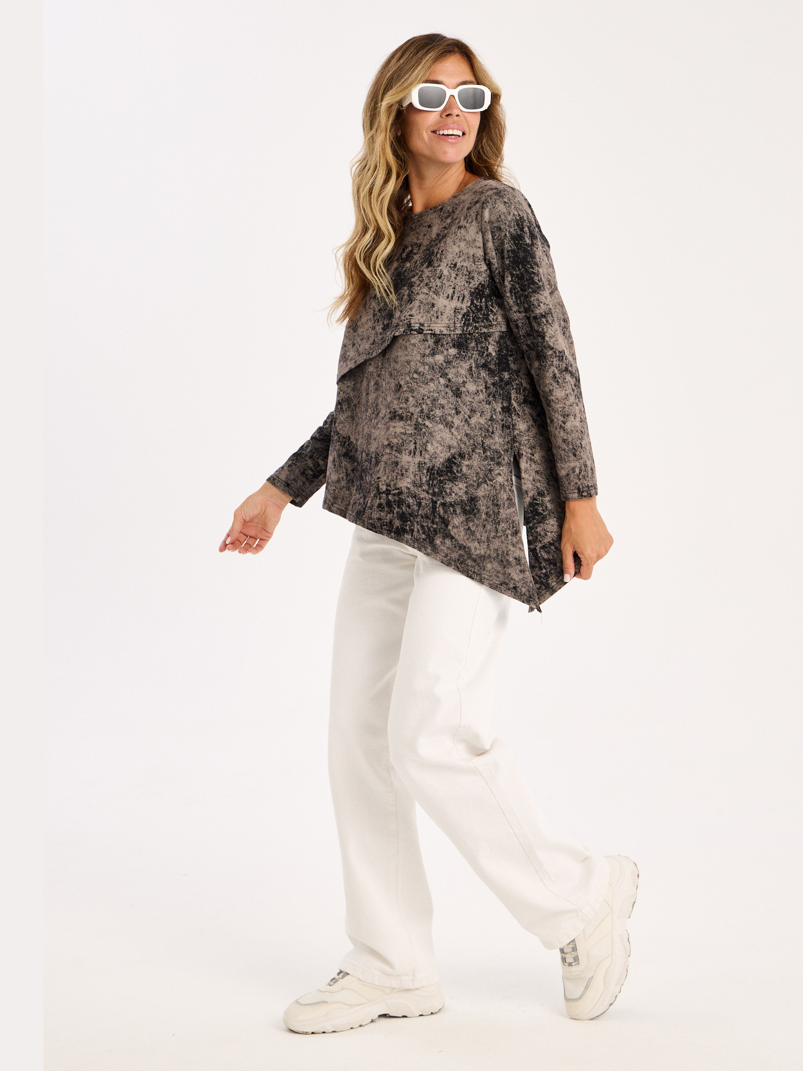 Лонгслив для кормящих варенка Proud Mom ЛОГР-0500-вар_черный - фото 5