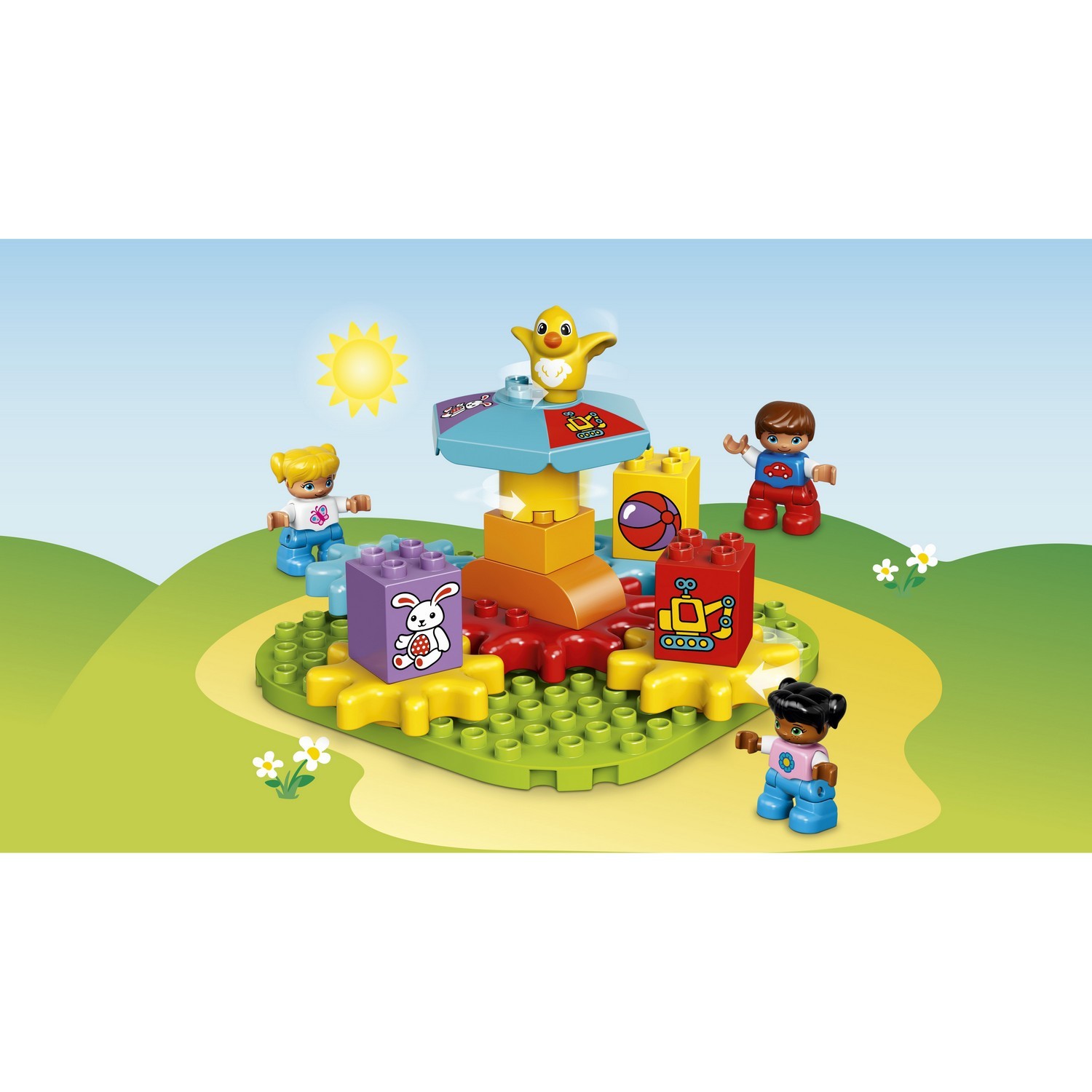 Конструктор LEGO DUPLO Моя первая карусель блочный - фото 5