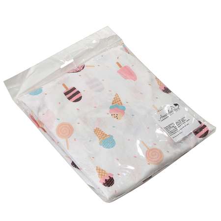 Простыня Amarobaby Эскимо на резинке AMARO-5102-E