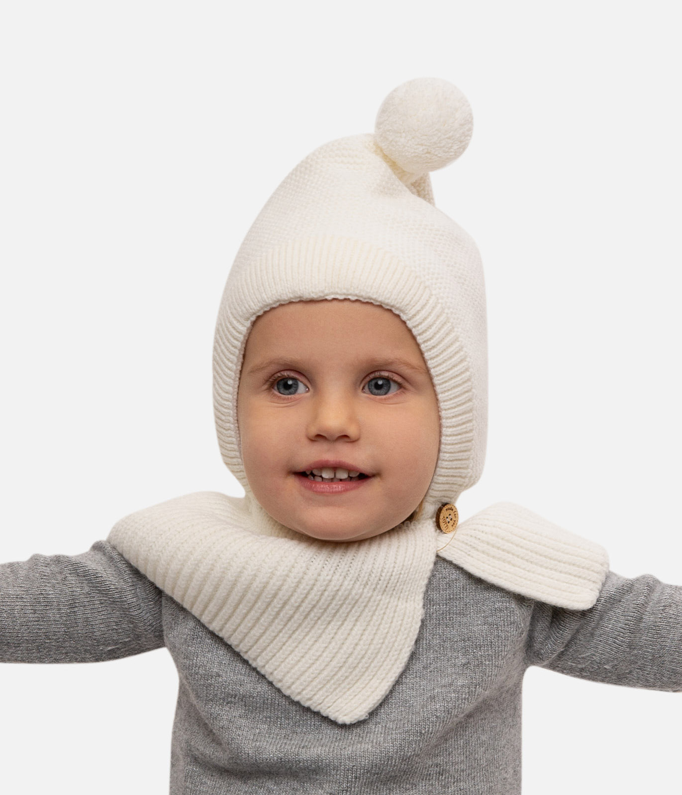 Капор Totti Kids 10721_белый - фото 2