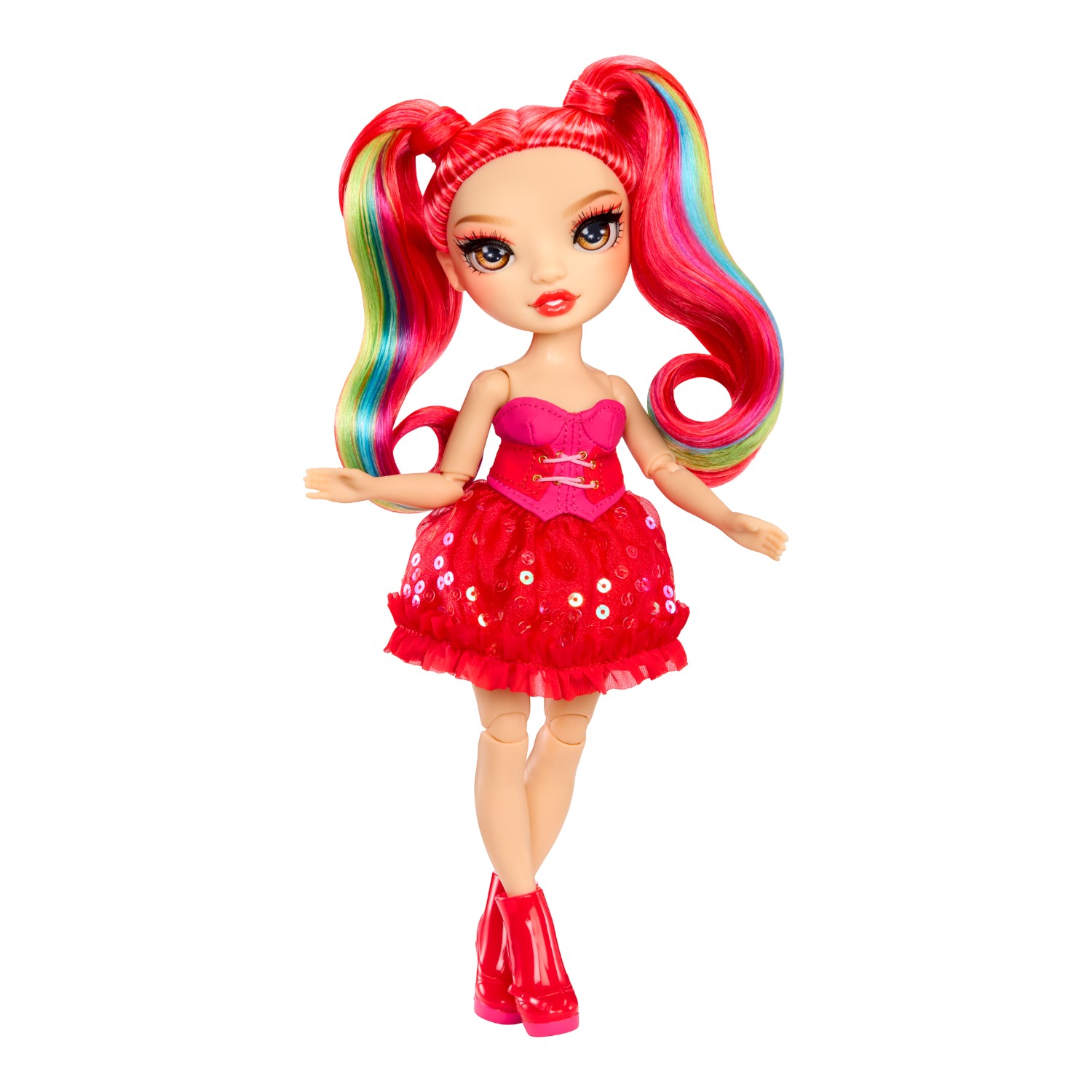 Кукла модельная Rainbow High Dazzling Вивьен красная с акс. 70779 - фото 4