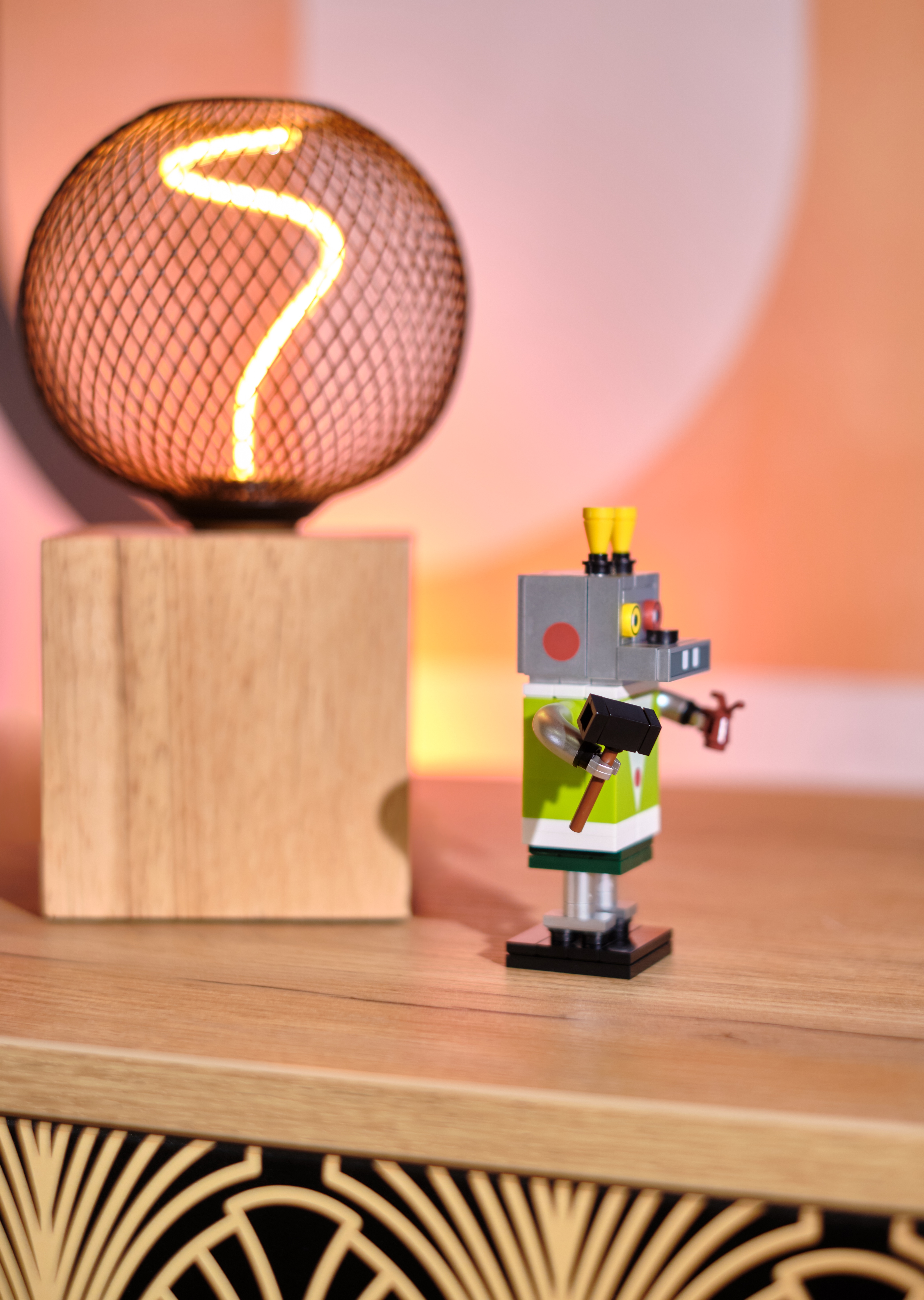 Конструктор brick labs Ну, погоди! Заяц-робот 99 дет. - фото 8