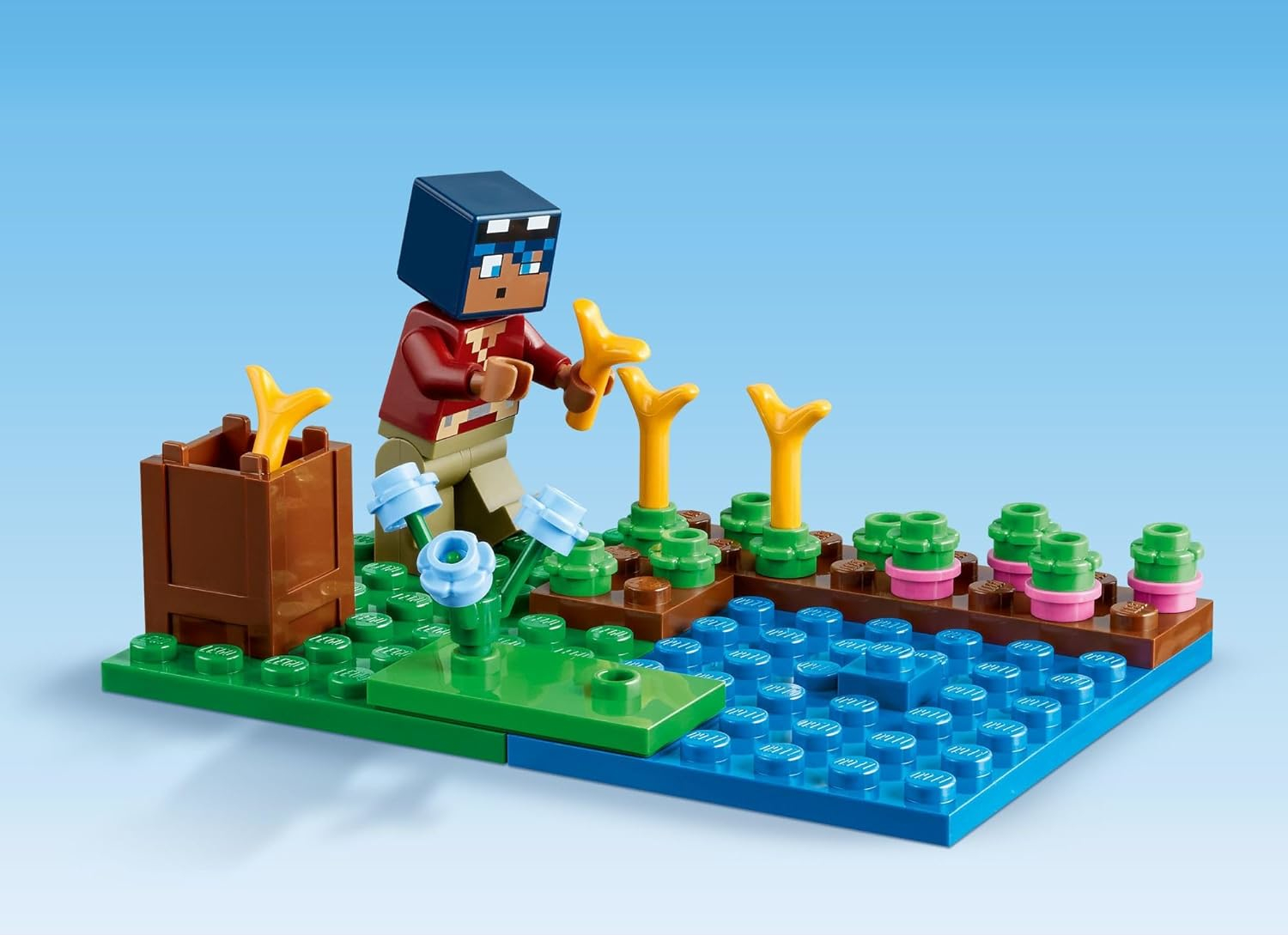 Конструктор LEGO Minecraft Лягушачий дом 400 дет. - фото 9