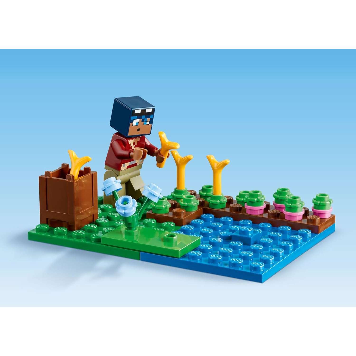 Конструктор LEGO Minecraft Лягушачий дом 400 дет. - фото 9