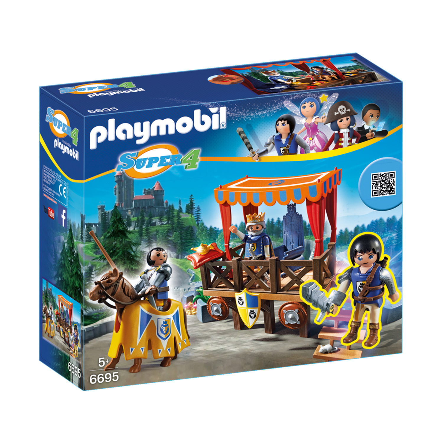 Конструктор Playmobil Супер4 Королевская трибуна - фото 2