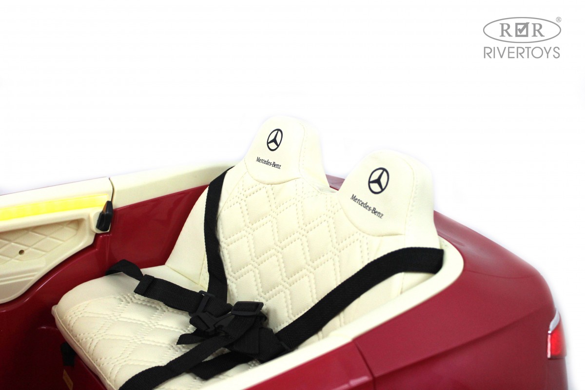 Электромобиль RIVERTOYS Mercedes М333БХ-PINK-GLANEC С пультом ДУ - фото 22